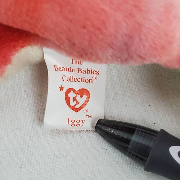 Ty Beanie Baby IGGY Stuffed Toy - Picture 5 of 6